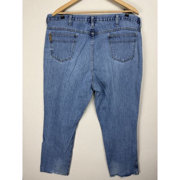 Cinch Jeans Men's Size 42 x 34 Denim 5 Pocket Western Work Jeans Distressed - Picture 13 of 16